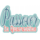 Passover in Quarantine word art