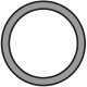 Thin Gray Ring with Black Border