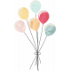 Birthday Wishes- Balloon Cluster