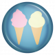 The Good Life: August Bits &amp; Pieces- Ice Cream Cone Treats Flair