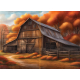 Autumn Barn Junk Journal Background 1