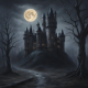 Gothic Castle Background Paper