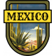 Mexico Word Art Crest