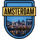 Amsterdam Word Art Crest