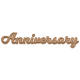 5th Anniversary Wood Anniversary Word Art 