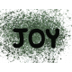 Christmas Village Wordart- Joy Wordart black and green