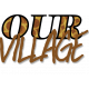 Christmas Village- Our Village wordart- brown