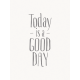 Good Day- Journal Card GoodDay Gray 3x4v