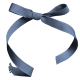 Muted Whispers Dove Ribbon Bow