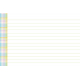 4x6 Horizontal Lined Journaling Card with Plaid Border, Easter Sprinkles