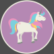 BYB Unicorn Sticker- Unicorn 01