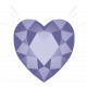 August 2021 Blog Train: Rainbow Unicorn Party Gemstone Heart 01, Purple