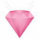 August 2021 Blog Train: Rainbow Unicorn Party Gemstone Diamond 01, Pink