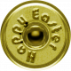 The Good Life: April 2022- Easter Metallic Button 01a Happy Easter