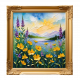 Floral oil painting