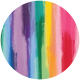 Rainbow Print Circle10