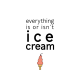 Foodie Art Print Ice Cream 3x4