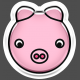 BYB Animals- Pig Sticker