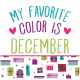 The Good Life: December 2019 Labels &amp; Words Kit- tag color december