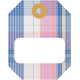 The Good Life- October 2020 Stickers &amp; Tags Kit- tag 4 plaid