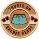 The Good Life: June 2022 Elements- Badge Shorts on