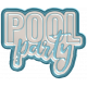 Water World Plastic Word Art 5: Pool Party