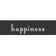 Happiness Label- Here &amp; Now Word Art 