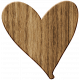 Wood 12- Thick Heart Here &amp; Now Wood Kit