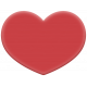 Oregonian Rubber Heart- Red