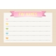 Baby On Board- Journal Cards 6x4- Fav Names Pink