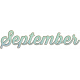 New Day- Enamel Months- September- Mint