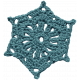 Winter Arabesque- Crocheted Snowflake 7