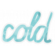 Winter Arabesque- Cold Sticker