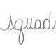 Toolbox Calendar- Metal Word Art- Squad