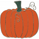 Day of Thanks- Doodle Pumpkin