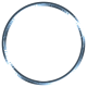 Toolbox Alphabet Bingo Chip Ring- Medium Light Blue Metal Ring