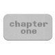 Chapter One Chipboard Label