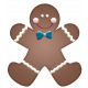 Home For The Holidays- Gingerbread Boy Element