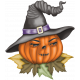 Witch&#039;s Brew Witch Pumpkin