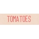 Garden Tales Tomatoes Word Art Snippet