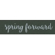 Fresh- Spring Forward Word Art