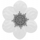 Snow Baby Template -Snowflake Flower 02