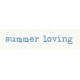 Summer Twilight- Summer Loving Word Art