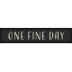 Delightful Days One Fine Day Word Art Snippet