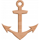 Coastal Spring Wooden Anchor