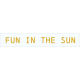 Coastal Spring Fun in the Sun Word Art Snippet