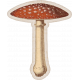 An Autumn To Behold Mushroom Sticker