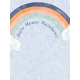 Rainy Days Rainbows 3x4 Journal Card