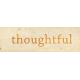 Plum Hill Thoughtful Word Art Snippet