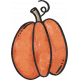 Homestead Life: Autumn Pumpkin Sticker Alternate